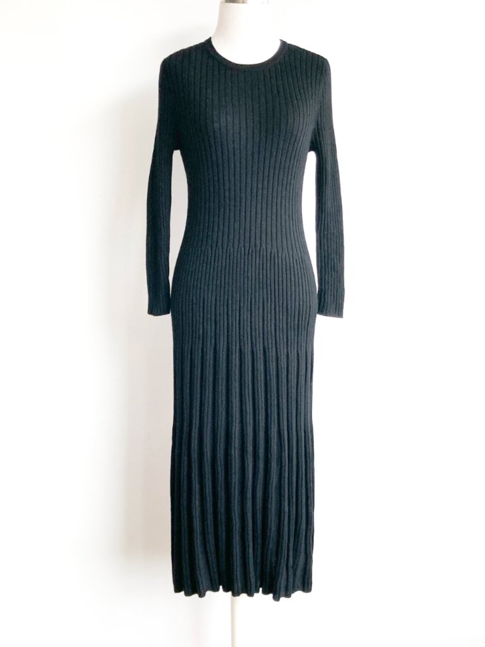 Talbots Merino Wool Ribbed Sweater Dress - Picture 2 of 8